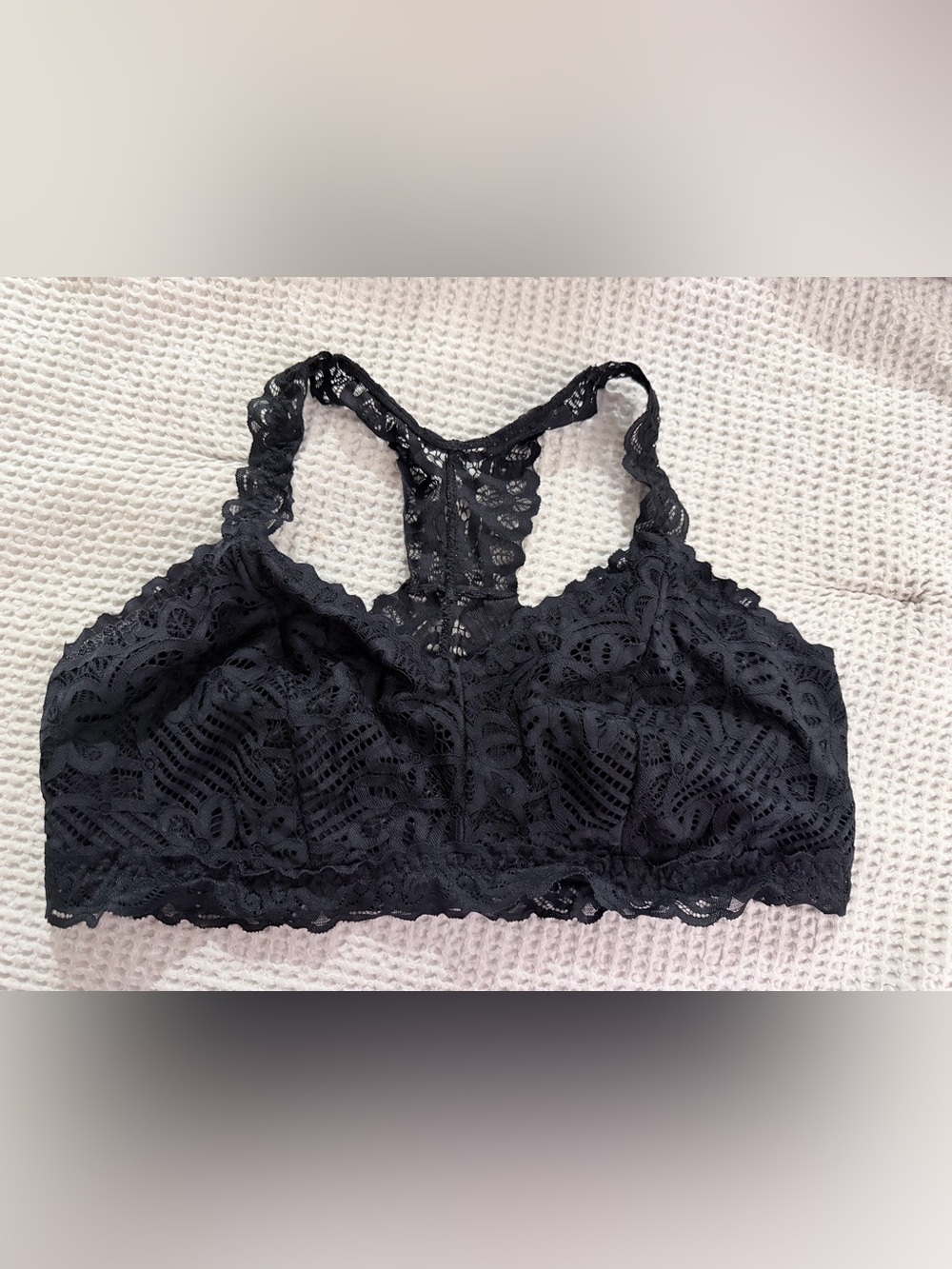 Maurices | Black Lace Racerback Bralette | XL